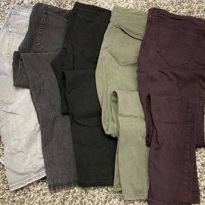 H&M Lot of 5 Maternity Skinny Jeans with Over the Belly Size 6&8